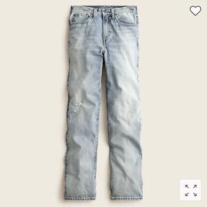 J. Crew Light (Point Sur) Blue Straight Leg Jeans
